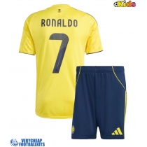 Al-Nassr Cristiano Ronaldo #7 Replica Home Minikit 2025-26 Short Sleeve (+ pants)
